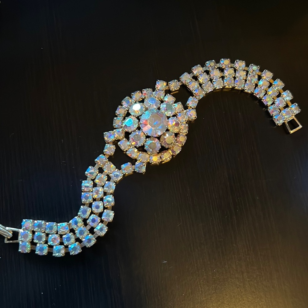 Aurora borealis bracelet.